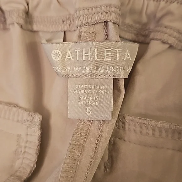 Athleta Brooklyn Wide Leg Crop Pant - Picture 6 of 8